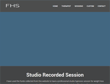Tablet Screenshot of freehypnosissessions.com